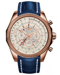 Breitling Bentley B04 GMT  Chronograph Automatic Men's Watch, 18K Rose Gold, Silver Dial, RB043112.G775.747P