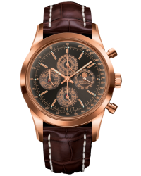 Breitling Transocean Chronograph QP Limited Edition  Chronograph Automatic Men's Watch, 18K Rose Gold, Brown Dial, R2931012.Q603.437X