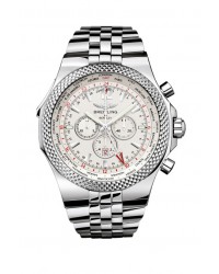 Breitling Bentley GMT  Chronograph Automatic XL Men's Watch, Stainless Steel, White Dial, A4736212.G657.998A