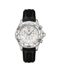 Tag Heuer Aquaracer  Chronograph Automatic Men's Watch, Stainless Steel, White Dial, CAF101F.FT8011