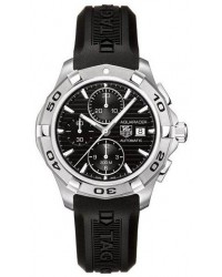 Tag Heuer Aquaracer  Chronograph Automatic Men's Watch, Stainless Steel, Black Dial, CAP2110.FT6028