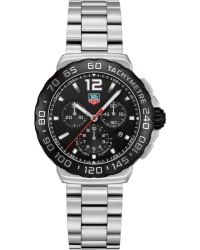 Tag Heuer Formula 1  Chronograph Quartz Men's Watch, Stainless Steel, Black Dial, CAU1110.BA0858