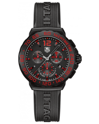 Tag Heuer Formula 1  Chronograph Quartz Men's Watch, Titanium, Black Dial, CAU111D.FT6024