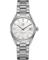 Tag Heuer Carrera  Quartz Women's Watch, Stainless Steel, Mother Of Pearl Dial, WAR1311.BA0778
