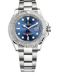 Rolex Yacht-Master 40  Automatic Men's Watch, Platinum, Blue Dial, 116622-BLU