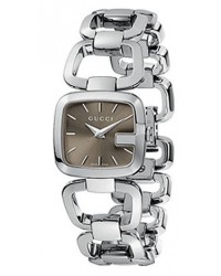 Gucci G-Gucci  Quartz Women's Watch, Stainless Steel, Brown Dial, YA125402