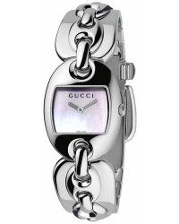 Gucci Marina Chain  Quartz Women's Watch, Stainless Steel, Mother Of Pearl Dial, YA121302