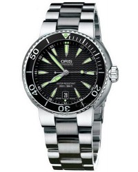 Oris Divers Date  Automatic Men's Watch, Stainless Steel, Black Dial, 733-7533-8454-MB