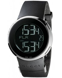 Gucci i-Gucci  Chronograph LCD Display Quartz Women's Watch, Stainless Steel, Black Dial, YA114401
