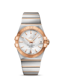 Omega Constellation  Automatic Men's Watch, 18K Rose Gold, Silver Dial, 123.20.38.21.02.001