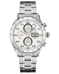 Tag Heuer Carrera  Chronograph Automatic Men's Watch, Stainless Steel, Silver Dial, CV2A11.BA0796