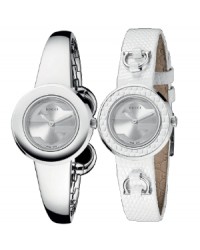 Gucci U-Play  Quartz Women's Watch, Stainless Steel, Silver Dial, YA129501