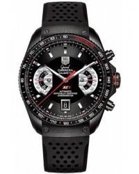 Tag Heuer Grand Carrera  Chronograph Automatic Men's Watch, PVD, Black Dial, CAV518B.FT6016