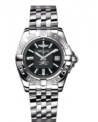 Breitling Galactic 32  Super-Quartz Women's Watch, Stainless Steel, Black Dial, A71356L2.BA10.367A