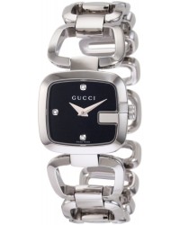 Gucci G-Gucci  Quartz Women's Watch, Stainless Steel, Black Dial, YA125509