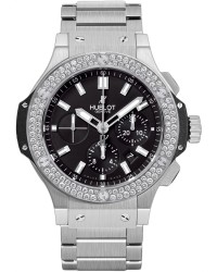 Hublot Big Bang 44mm  Chronograph Automatic Men's Watch, Stainless Steel, Black Dial, 301.SX.1170.SX.1104