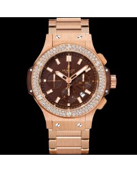 Hublot Big Bang 44mm  Chronograph Automatic Men's Watch, 18K Rose Gold, Brown Dial, 301.PC.3180.PC.1104