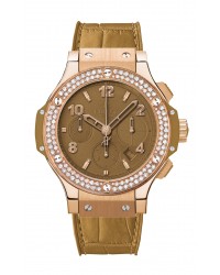 Hublot Big Bang 41mm  Chronograph Automatic Women's Watch, 18K Rose Gold, Brown Dial, 341.PA.5390.LR.1104