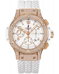 Hublot Big Bang 41mm  Automatic Women's Watch, 18K Rose Gold, White Dial, 341.PE.2010.RW.1704