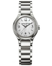 Baume & Mercier 436  Quartz Women's Watch, Stainless Steel, White Dial, MOA08771