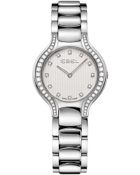 Ebel Beluga Round  Quartz Women's Watch, Stainless Steel, Silver Dial, 1215868