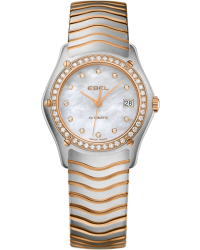 Ebel Classic Lady  Automatic Women's Watch, 18K Yellow Gold, Mother Of Pearl Dial, 1215928