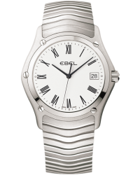 Ebel Classic Gents  Quartz Men's Watch, Stainless Steel, White Dial, 1215438