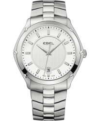 Ebel Classic Sport  Quartz Men's Watch, Stainless Steel, Silver Dial, 1216019