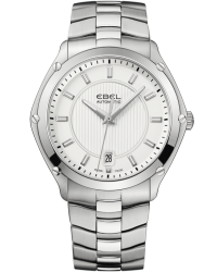 Ebel Classic Sport  Automatic Men's Watch, Stainless Steel, Silver Dial, 1215992