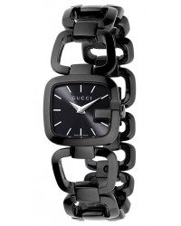 Gucci G-Gucci  Quartz Women's Watch, Stainless Steel, Black Dial, YA125403