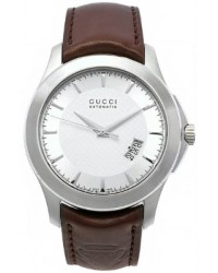 Gucci G-Timeless  Automatic Men's Watch, Stainless Steel, Silver Dial, YA126216