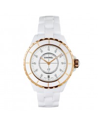 Chanel J12 Jewelry  Quartz Women's Watch, Ceramic, White Dial, H2181