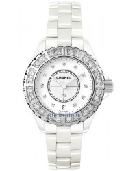 Chanel J12 Jewelry  Quartz Women's Watch, Ceramic, White Dial, H2430
