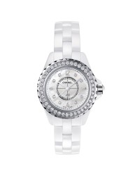 Chanel J12 Jewelry  Quartz Women's Watch, Ceramic, White Dial, H2572
