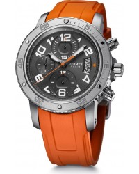 Hermes Clipper  Automatic Men's Watch, Titanium, Grey Dial, 035437WW00