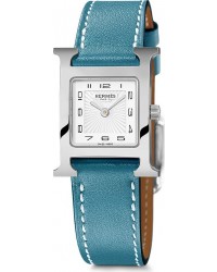Hermes H Hour  Quartz Women's Watch, Stainless Steel, White Dial, 036708WW00