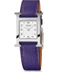 Hermes H Hour  Quartz Women's Watch, Stainless Steel, White Dial, 036710WW00