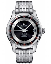 Omega De Ville Hour Vision  Automatic Men's Watch, Stainless Steel, Black Dial, 431.30.41.21.01.001