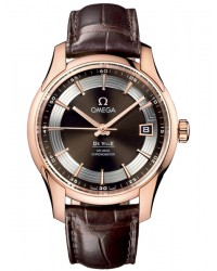 Omega De Ville Hour Vision  Automatic Men's Watch, 18K Rose Gold, Brown Dial, 431.63.41.21.13.001