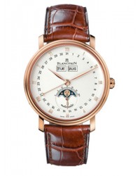 Blancpain Villeret  Automatic Men's Watch, 18K Rose Gold, White Dial, 6263-3642a-55
