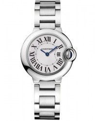 Cartier Ballon Bleu  Quartz Women's Watch, Stainless Steel, Silver Dial, W69010Z4