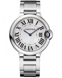 Cartier Ballon Bleu  Quartz Women's Watch, Stainless Steel, Silver Dial, W69011Z4
