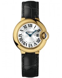 Cartier Ballon Bleu  Quartz Women's Watch, 18K Yellow Gold, Silver Dial, W6900156