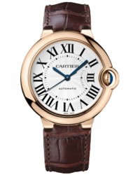 Cartier Ballon Bleu  Automatic Women's Watch, 18K Rose Gold, Silver Dial, W6900456