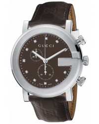 Gucci G-Chrono  Chronograph Quartz Men's Watch, Stainless Steel, Brown Dial, YA101344
