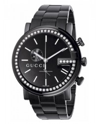 Gucci G-Chrono  Chronograph Quartz Men's Watch, PVD, Black Dial, YA101340