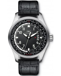 IWC Pilots  Automatic Men's Watch, Stainless Steel, Black Dial, IW326201