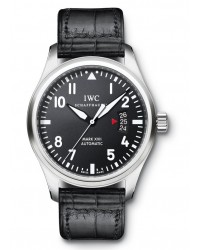 IWC Pilots  Automatic Men's Watch, Stainless Steel, Black Dial, IW326501