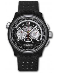 Jaeger Lecoultre Amvox  Chronograph Automatic Men's Watch, Titanium Ceramic, Black Dial, 193J471