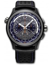 Jaeger Lecoultre Amvox  Chronograph Automatic Men's Watch, Titanium Ceramic, Black Dial, 193J480
